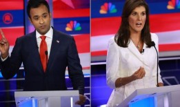 维韦克·拉马斯瓦米在辩论中称尼基·黑利是“穿着3英寸高跟鞋的迪克·切尼”