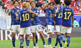 日本队击败印度尼西亚队进入亚洲杯16强