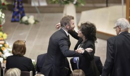 贝克汉姆是出席前英格兰主帅埃里克森葬礼的足球界政要之一