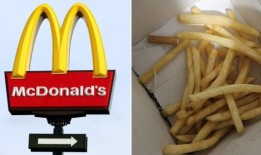 惊恐的妈妈在坎布里亚麦当劳的开心乐园餐里发现了烟灰