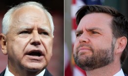 万斯重新开始攻击沃尔兹的军事记录，两名退伍军人现在竞争副总统