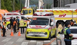 韩国联合通讯社：消防员在韩国炮台火灾现场发现“20具尸体”