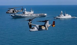 意大利Cavour航母战斗群将抵达关岛