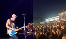 流行朋克乐队All Time Low提前结束新加坡演唱会;演出结束后主唱被送往医院