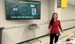 当UAB的物理学家们制造钻石时，新的7500万美元的科学大楼闪闪发光