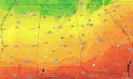 今晚会是阿拉巴马州一周中最冷的吗？也许不是