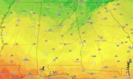 今晚会是阿拉巴马州一周中最冷的吗？也许不是